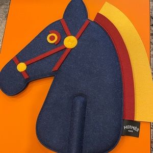 Brand new Hermes horse on a stick